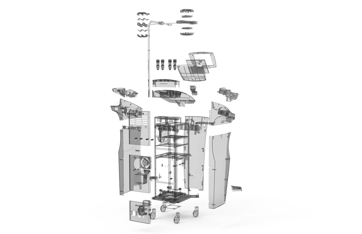 結(jié)構(gòu)設(shè)計(jì)，機(jī)構(gòu)設(shè)計(jì)，纖體瘦身儀結(jié)構(gòu)設(shè)計(jì)
