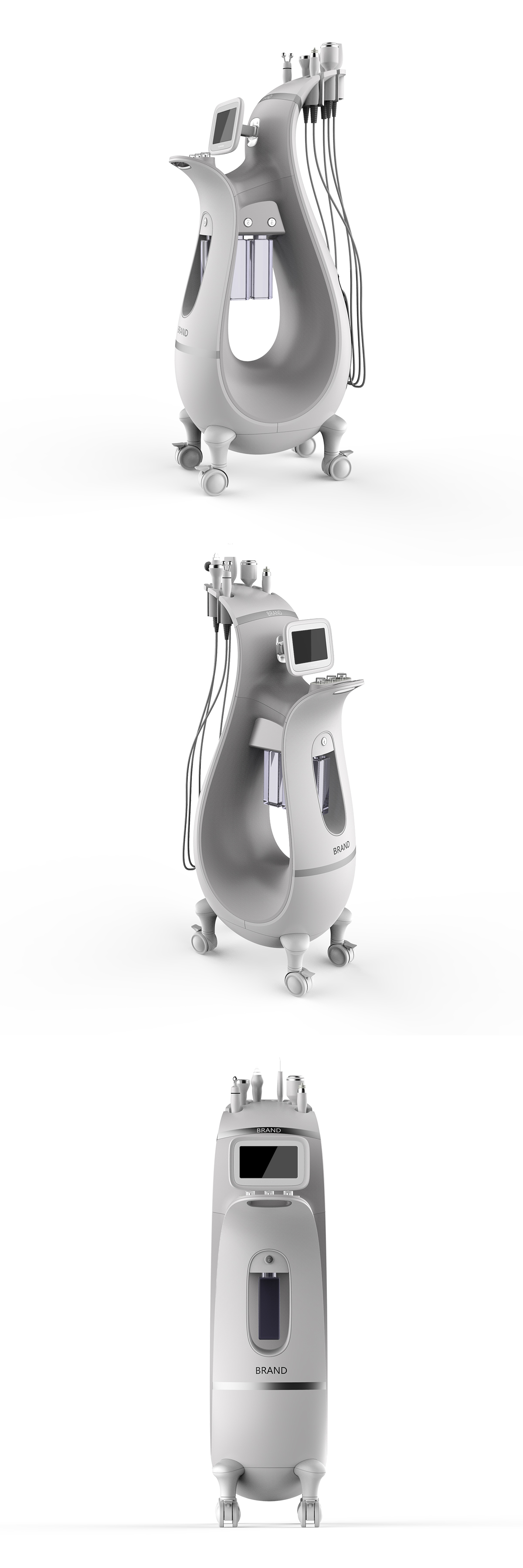 氫氧大氣泡美容臺(tái)車設(shè)計(jì),美容儀器設(shè)計(jì),美容產(chǎn)品設(shè)計(jì),美容臺(tái)車設(shè)計(jì)